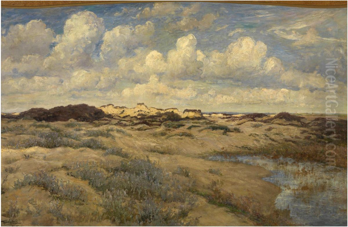 After the rain Oil Painting by Theodore Verstraete