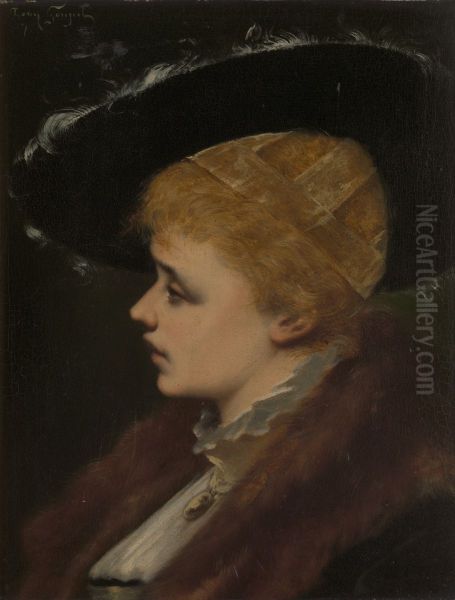 Eertijds in Neurenberg Oil Painting by Leon Lucien Goupil
