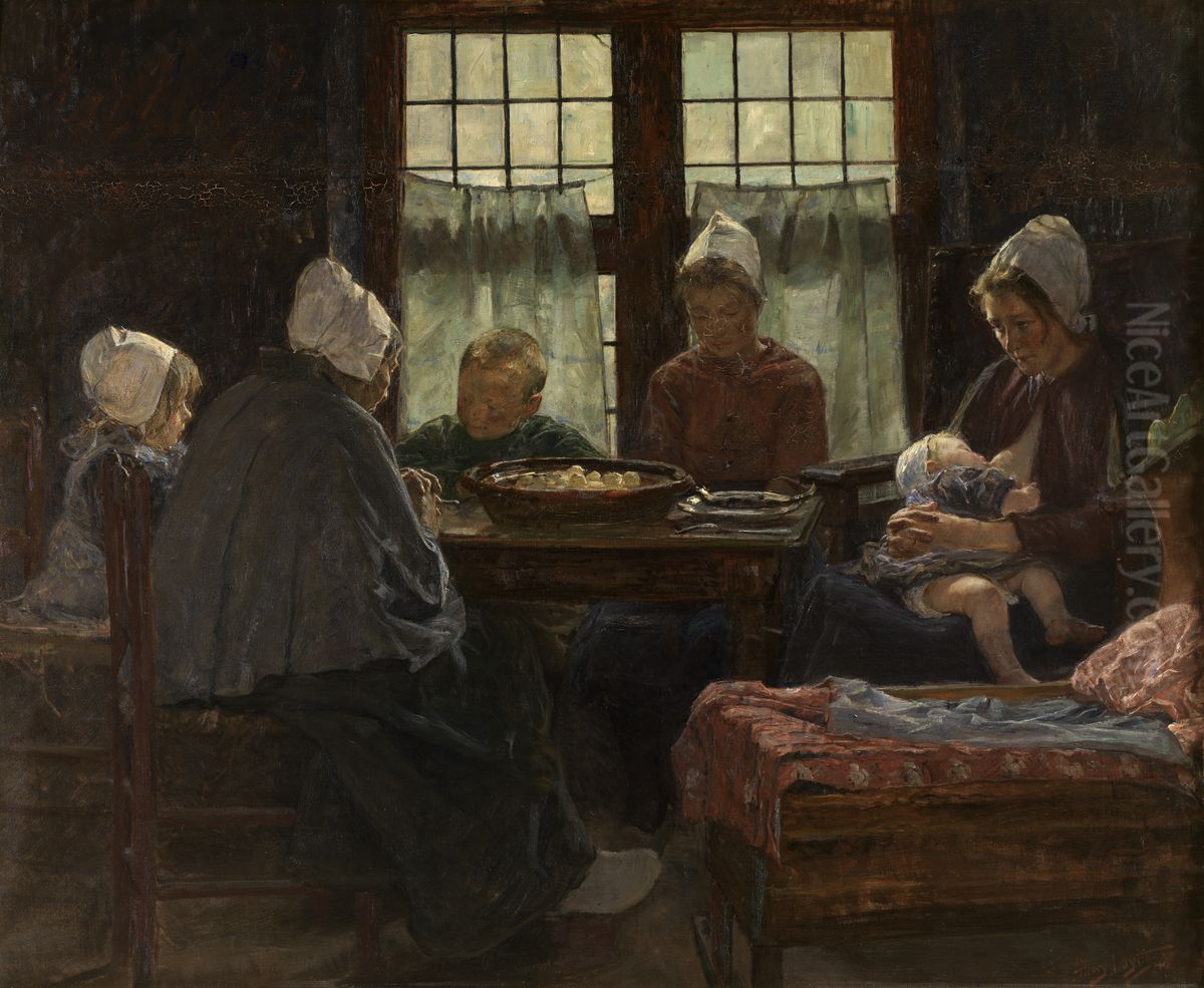 Kinderen van de zee Oil Painting by Henry Luyten