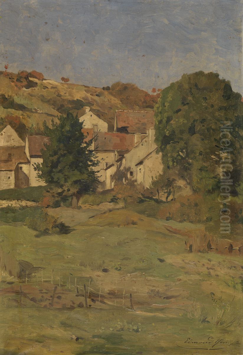 A view near Saint-Jean-de-Luz Oil Painting by Edmond Yon