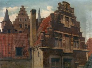 Het Vleeshuis en oude huizen