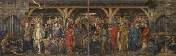 The annual fair Oil Painting by Albrecht De Vriendt