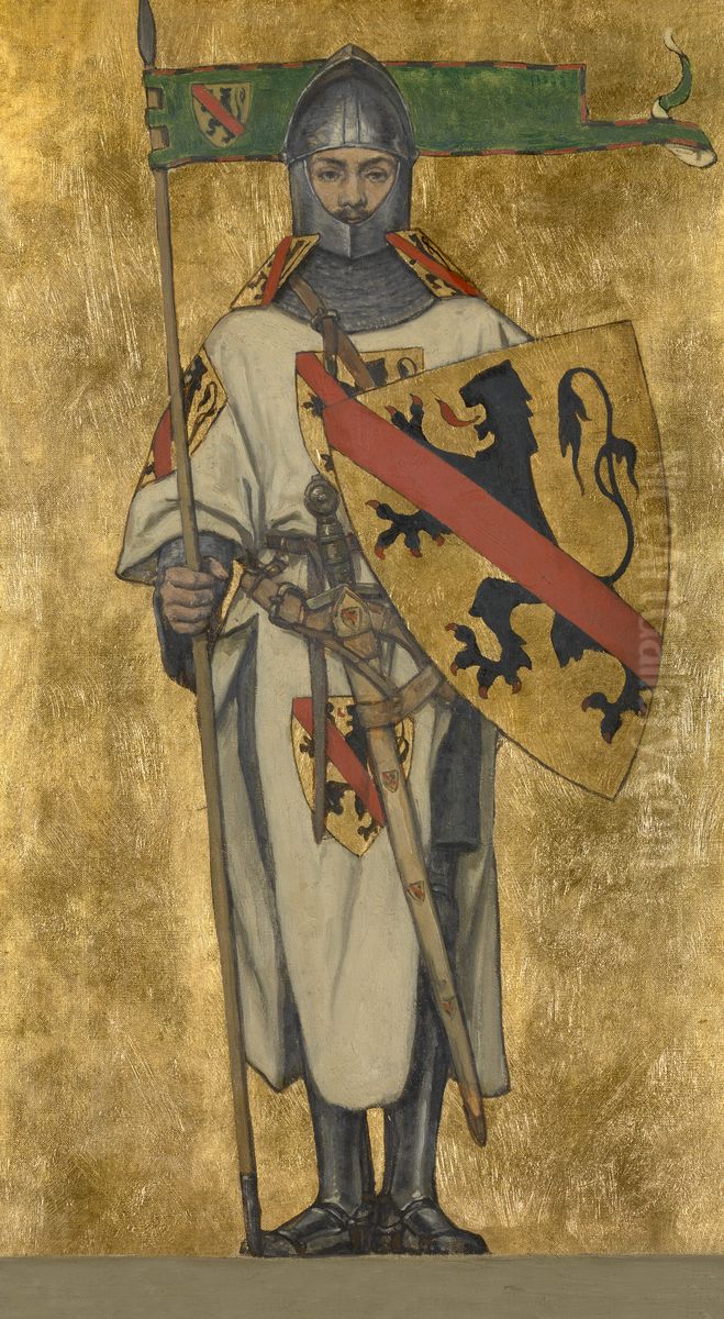 Jan I van Namen Oil Painting by Albrecht De Vriendt