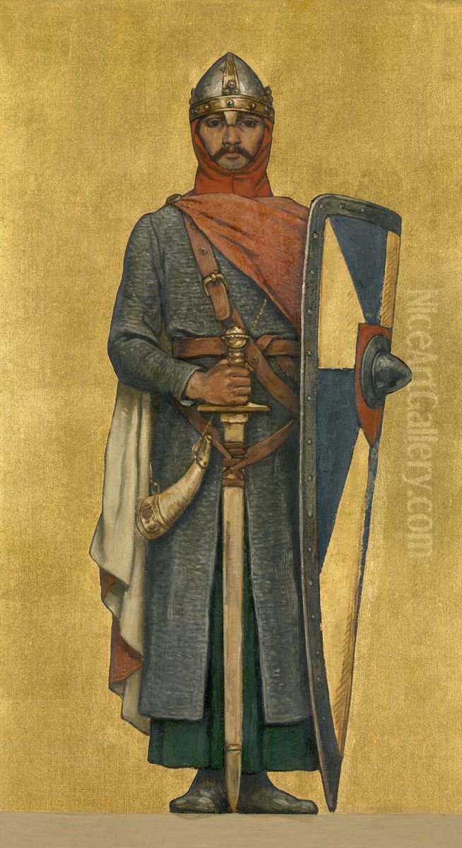 Dirk van de Elzas Oil Painting by Albrecht De Vriendt