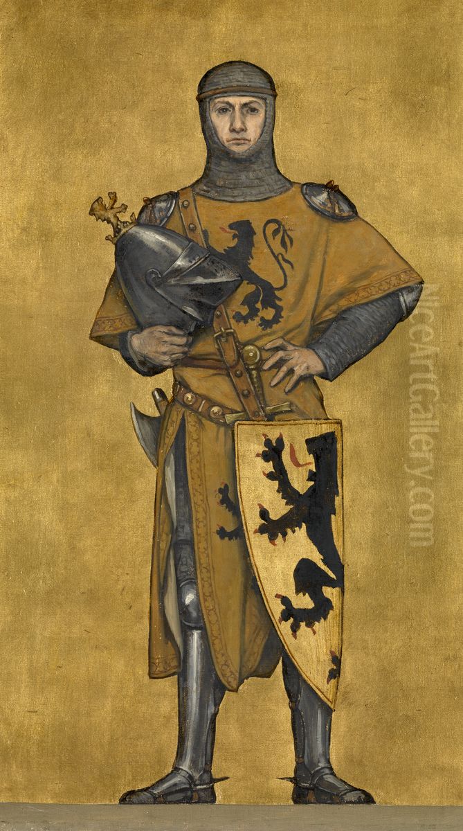 Willem van Gulik Oil Painting by Albrecht De Vriendt