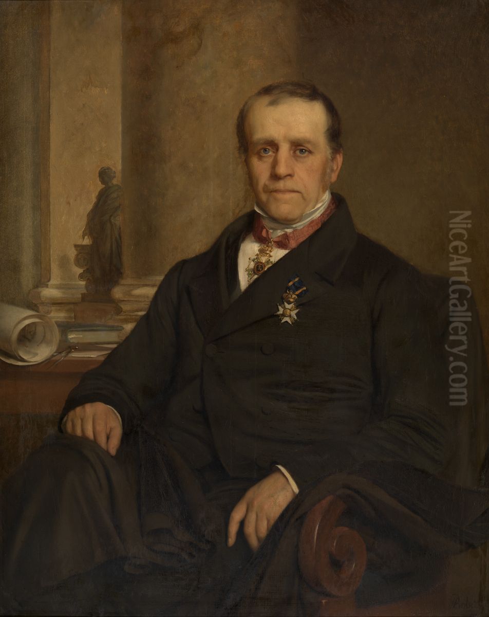 De architect Tieleman Franciscus Suys Oil Painting by Alexandre Robert