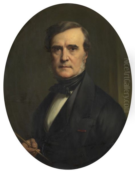 Zelfportret Oil Painting by Antoon Van Ysendyck