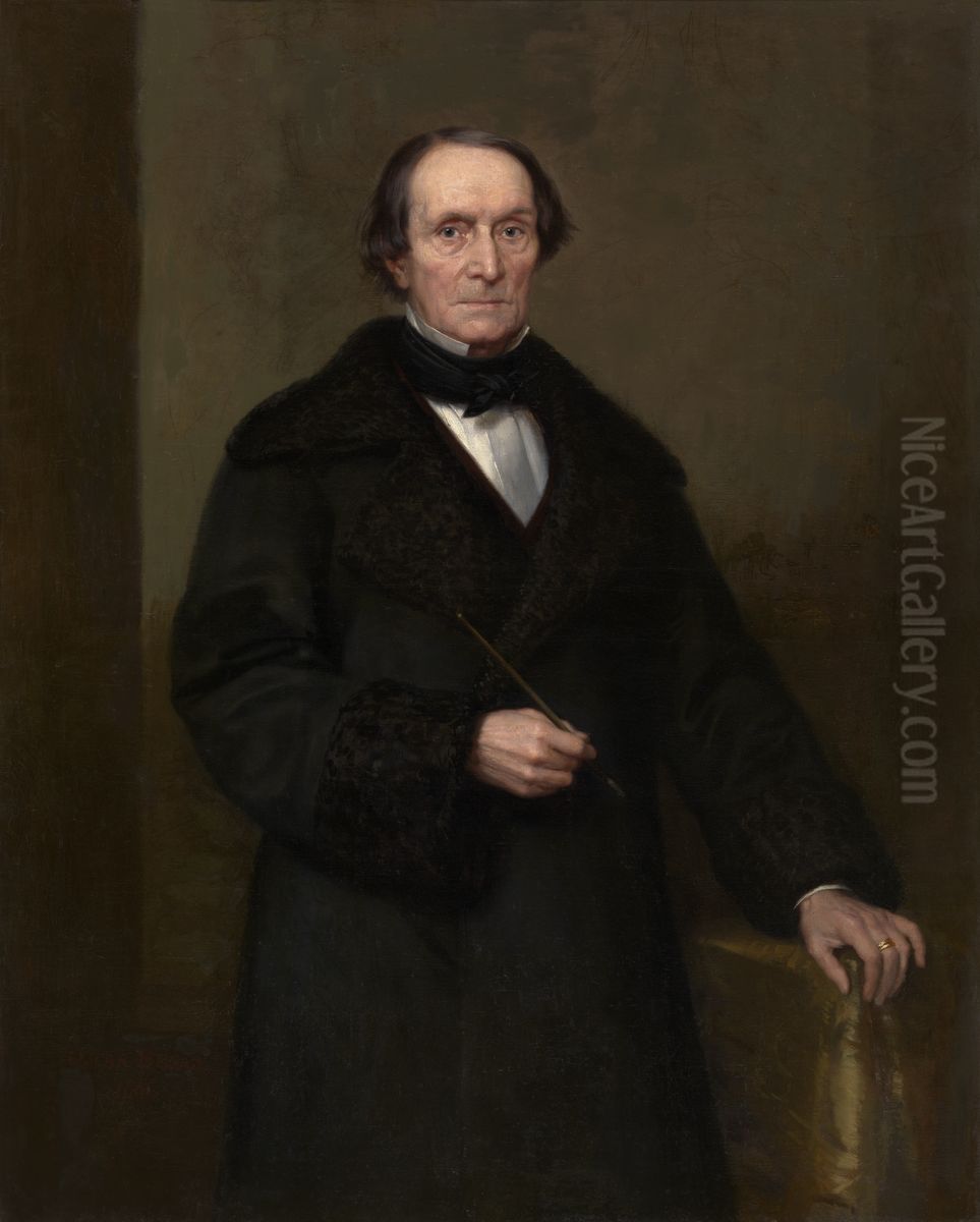 The Painter Peter von Cornelius Oil Painting by Oscar Begas