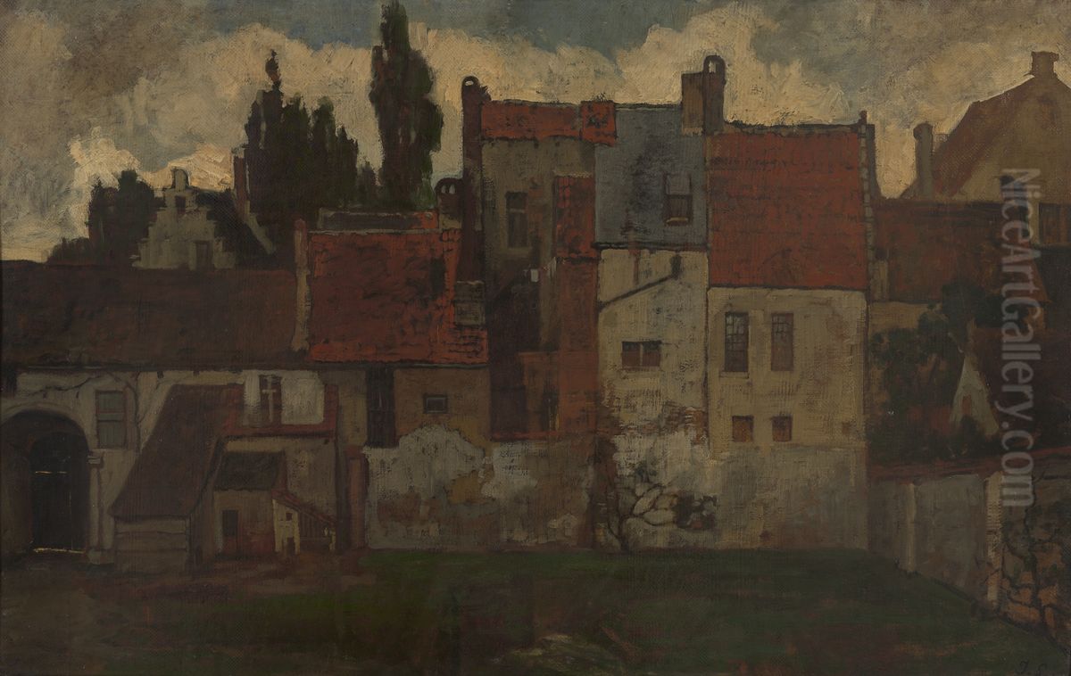 Gevels Oil Painting by Josef Lies