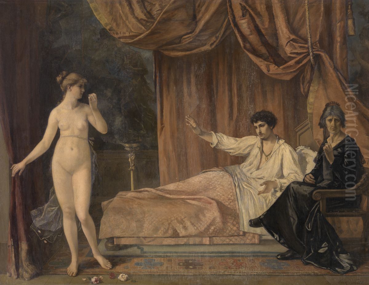 Fortune and Misfortune Oil Painting by Eugene Smits