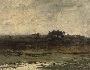Hoeven bij zonsondergang