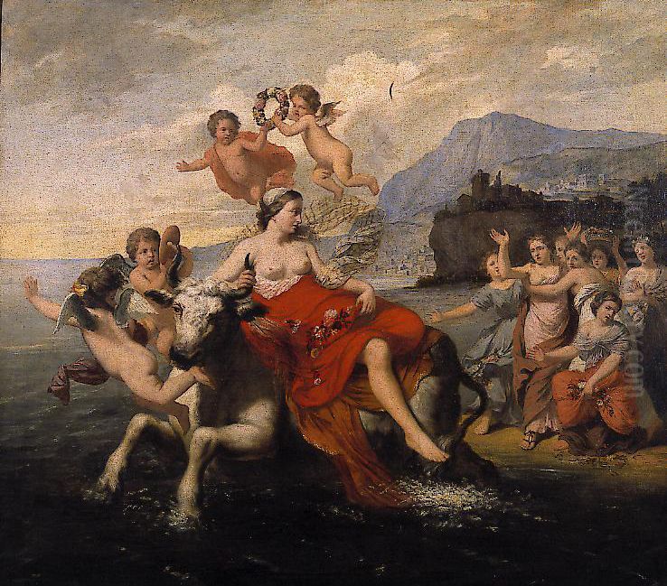 The Rape of Europe Oil Painting by Jozef Van Lerius