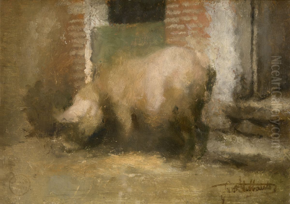 De zeug Oil Painting by Jan Stobbaerts