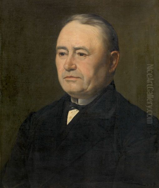 Portret van een man Oil Painting by Charles Boom
