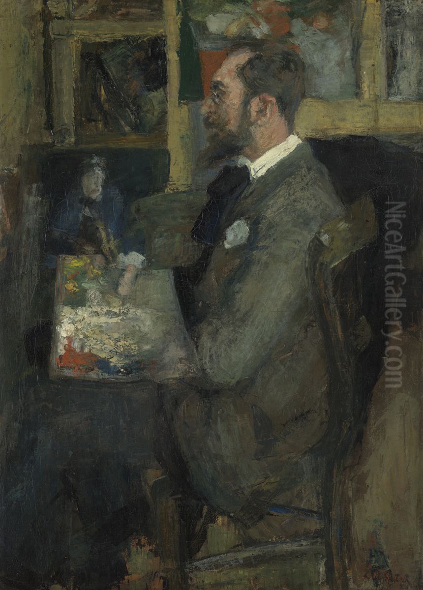 Theo Hannon Oil Painting by James Ensor
