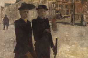 Vrouwen op het Rokin, Amsterdam