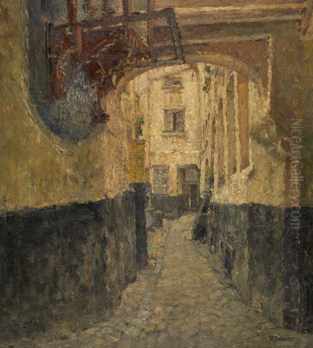 Archway Oil Painting by Rene Bosiers