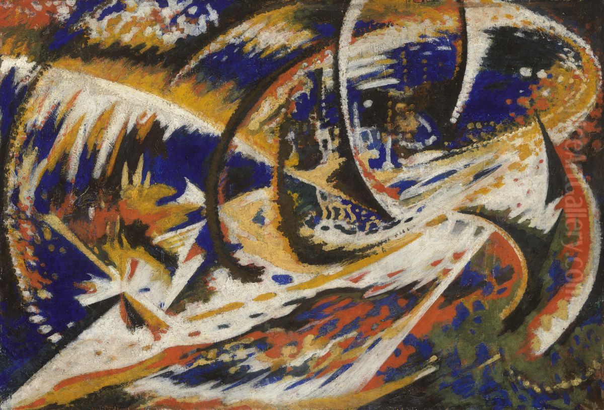 Snelheid Oil Painting by Jules Schmalzigaug