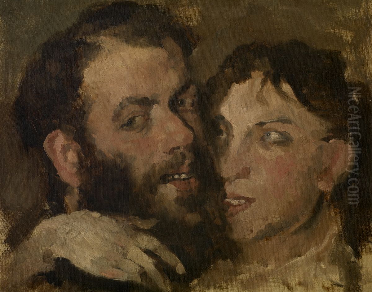 Verzoening Oil Painting by Pericles Pantazis