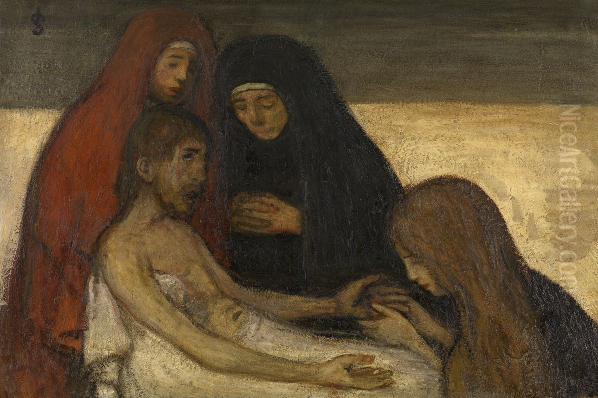 Pieta Oil Painting by Jakob Smits