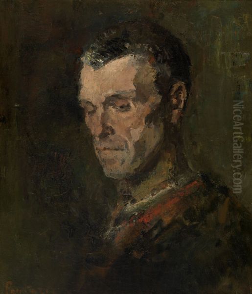 Hoofd van een man Oil Painting by Pericles Pantazis