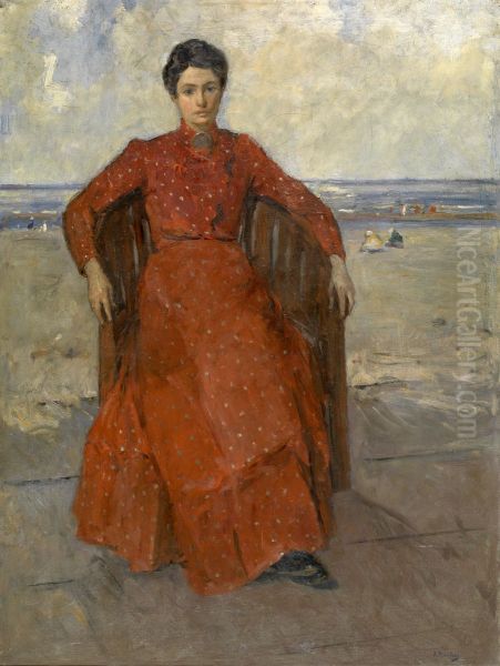 Mevrouw Richard Baseleer Oil Painting by Richard Baseleer
