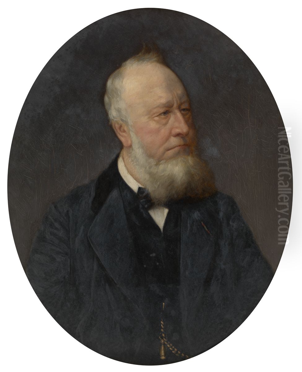Johannes Hendrik Seije Cuperus, Husband of Hendrikje Duintjer Oil Painting by Piet Verhaert