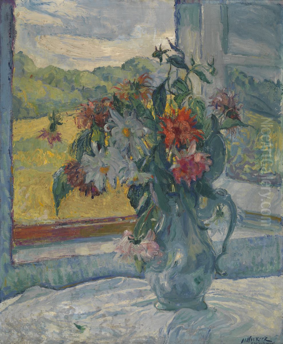 Flowers Oil Painting by Maurits Niekerk