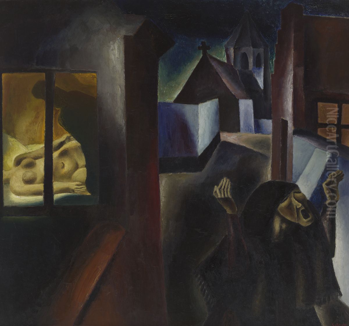 Het leven Oil Painting by Frits Van Den Berghe