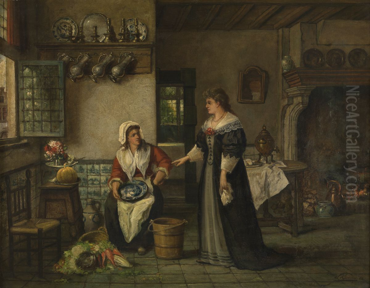 Keuken Oil Painting by Willem Linnig the Elder