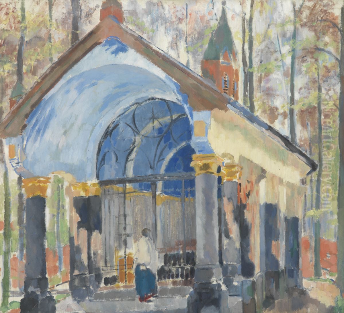 Chapel of Our Lady of Bonne-Odeur Oil Painting by Rik Wouters