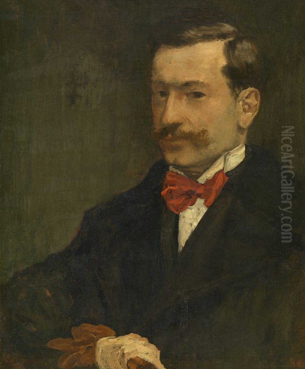 Count  Aymer de la Chevalerie Oil Painting by Henri Evenepoel