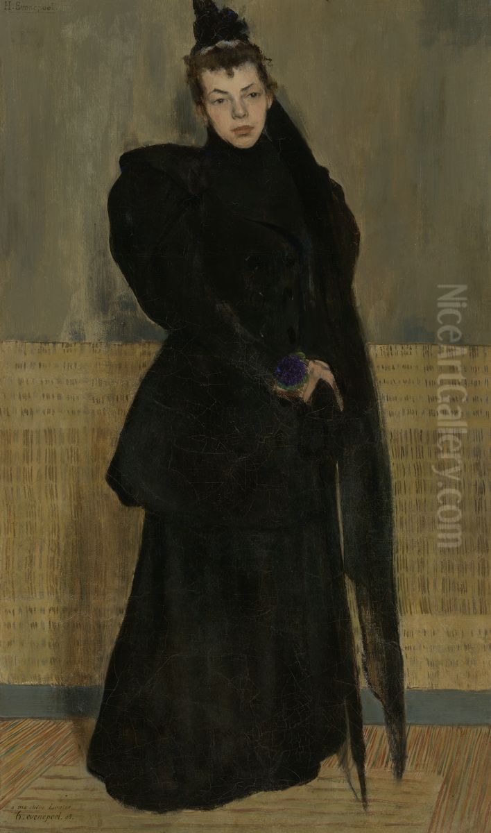 Louise in Mourning Oil Painting by Henri Evenepoel