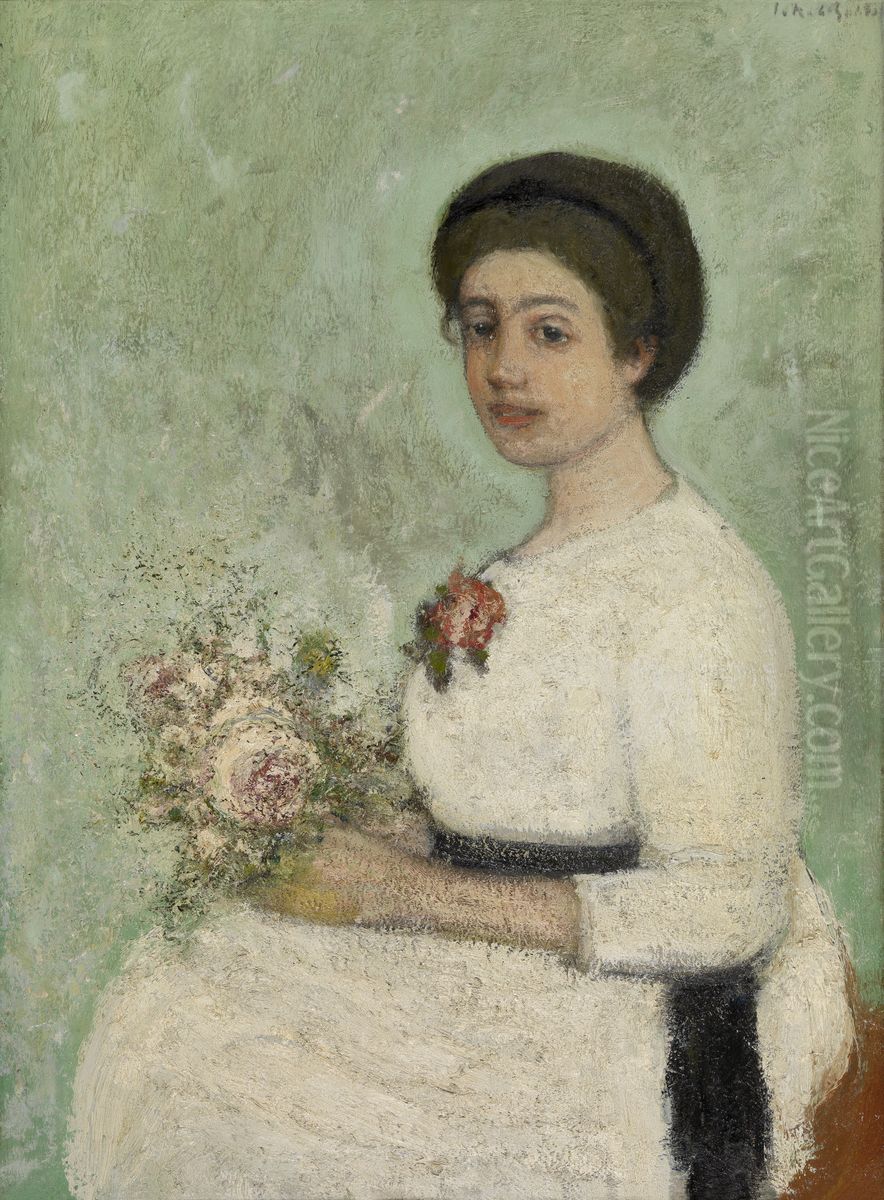 The Bride Josine Oil Painting by Jakob Smits