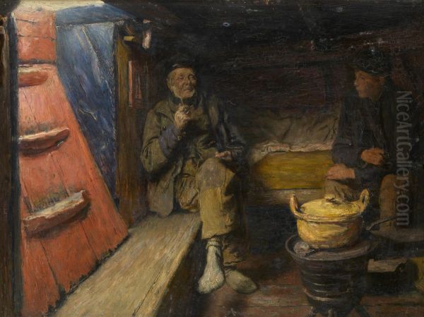 Kajuit Oil Painting by Charles Mertens