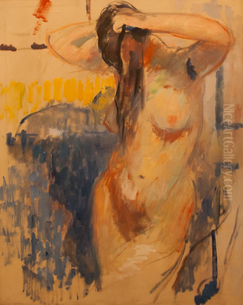 Akttanulmany Oil Painting by Rik Wouters