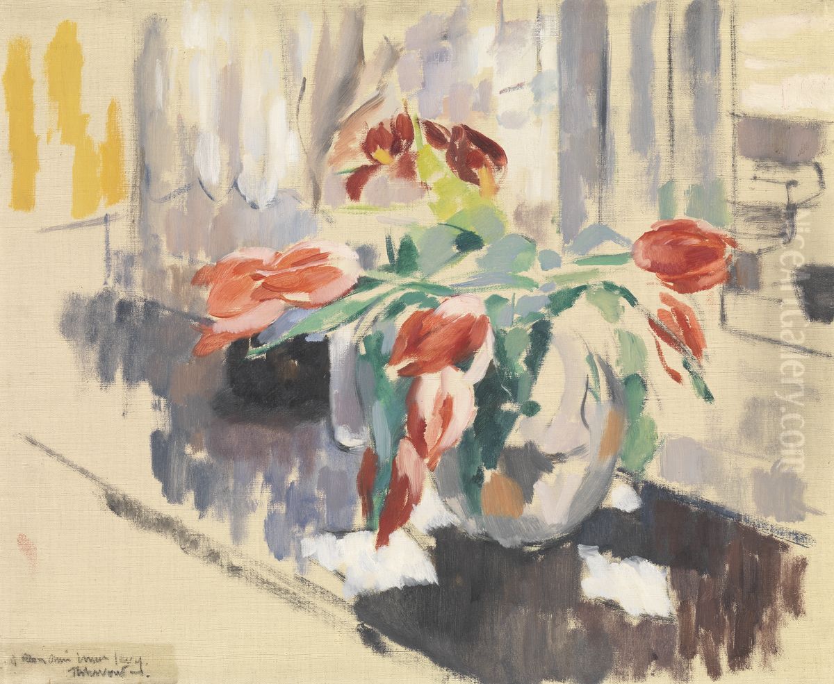 Tulpen Oil Painting by Rik Wouters