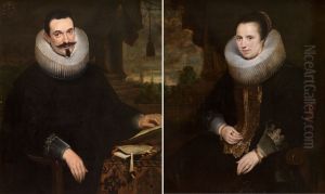 Barthel Van den Berghe and his Wife Elisabeth Hoegaerts