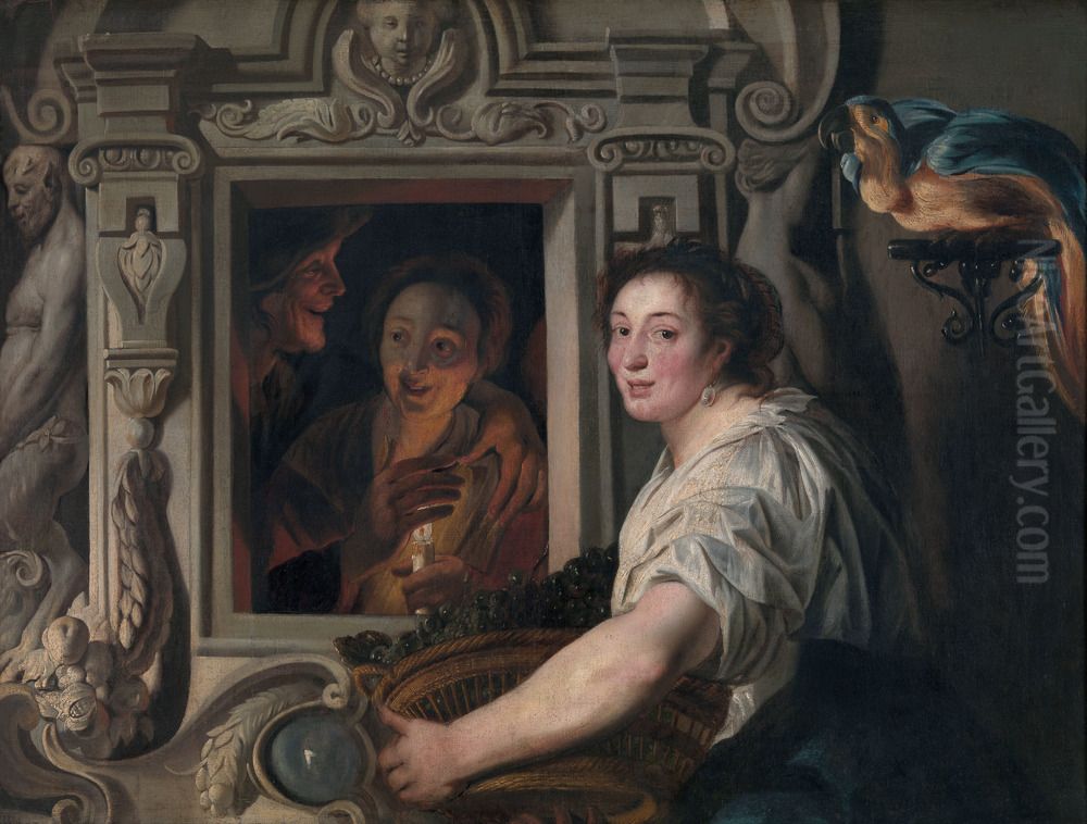 Day and Night Oil Painting by Jacob Jordaens