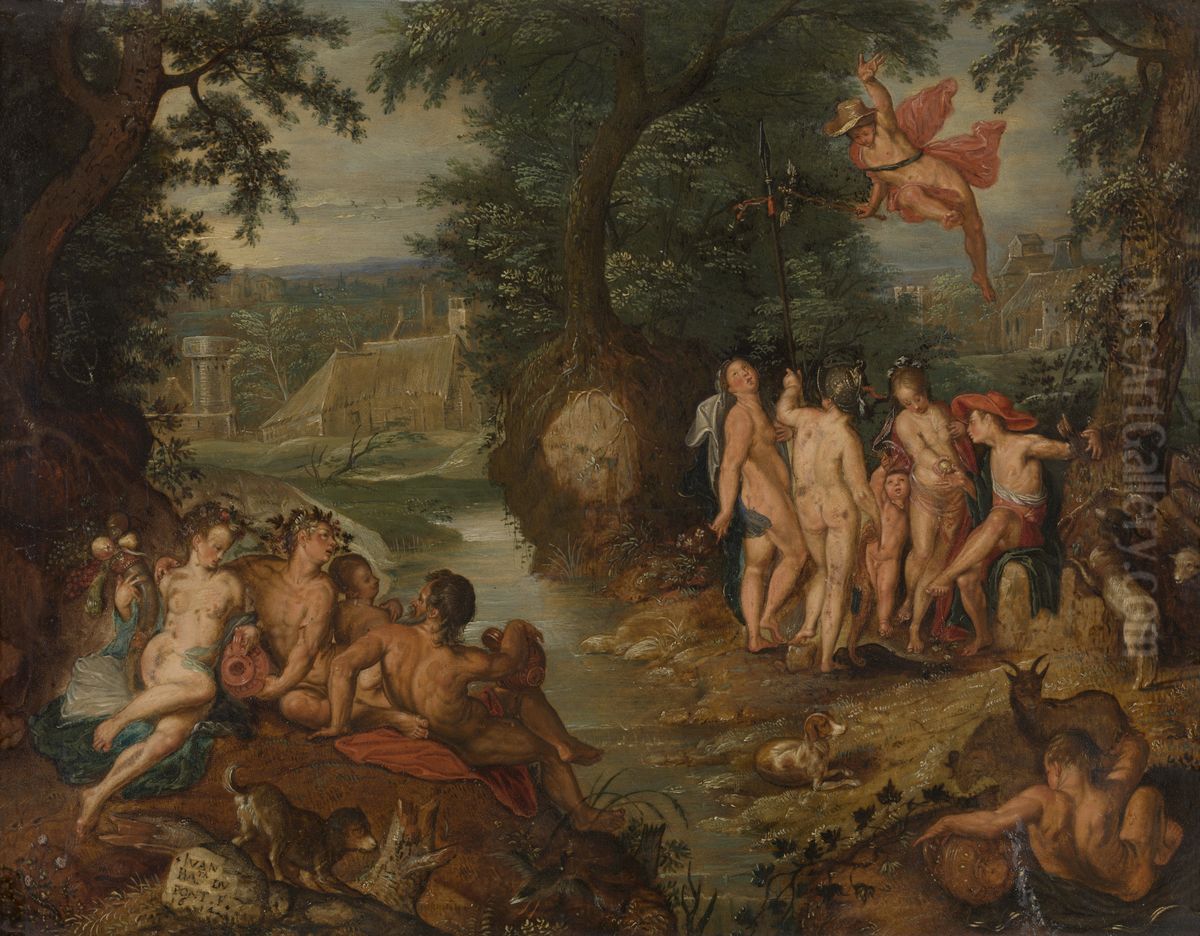judgement of Paris Oil Painting by Joachim Wtewael (Uytewael)