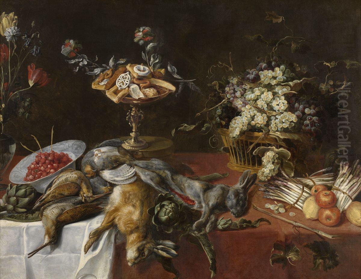 Stilleven Oil Painting by Frans Snyders Stilleven Oil Painting by Frans Snyders