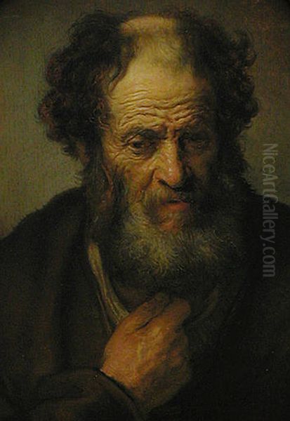 Old Man Oil Painting by Rembrandt