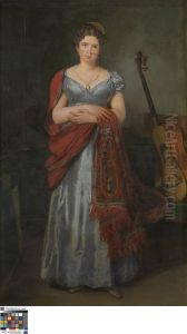 Portret van Sylvie de la Rue Portret van Sylvie de la Rue