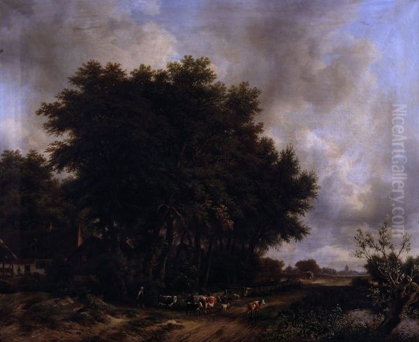 The Surroundings of Courtrai Oil Painting by Jan Baptiste de Jonghe