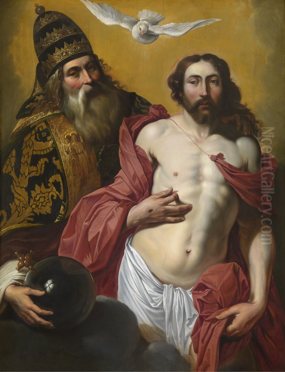 The Holy Trinity Oil Painting by Artus Wolffort