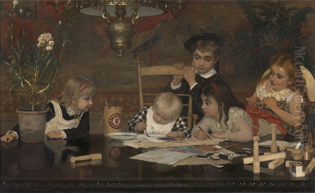 De meesterschilder Oil Painting by Jan Verhas