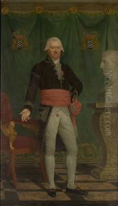 Portret van burggraaf Karel Aeneas de Croeser, burgemeester van Brugge