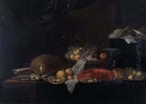 Still Life with Crustacea, Fruits and a Lute