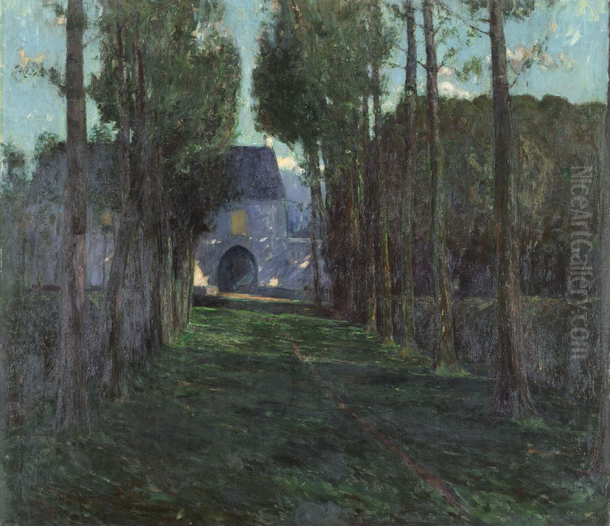 September Night Oil Painting by Frans Hens