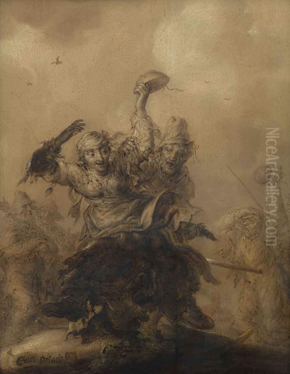 Good laugh Oil Painting by Adriaen van de Venne